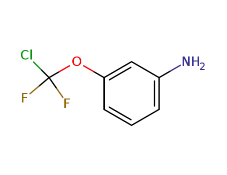 Molecular Structure of 39065-91-3 (3-(CHLORODIFLUOROMETHOXY)ANILINE)