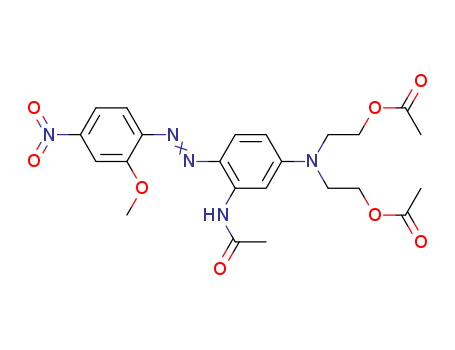Acetamide,N-[5-[bis[2-(acetyloxy)ethyl]amino]-2-[2-(2-methoxy-4-nitrophenyl)diazenyl]phenyl]-