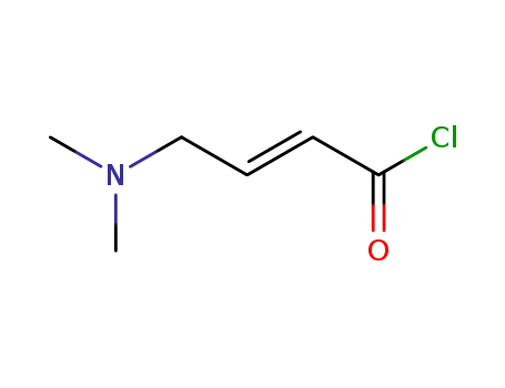 Molecular Structure of 1056149-69-9 ((2E)-(N,N-dimethylamino)-2-butenoyl chloride)