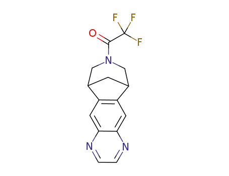 Molecular Structure of 230615-70-0 (6,10-Methano-6H-pyrazino[2,3-h][3]benzazepine, 7,8,9,10-tetrahydro-8-(trifluoroacetyl)-)
