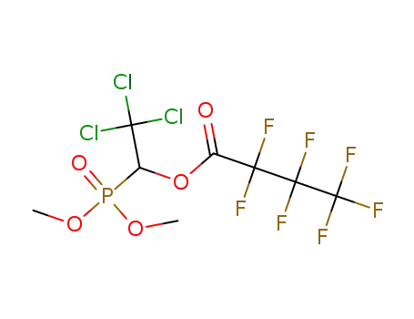 Molecular Structure of 169469-22-1 (C<sub>8</sub>H<sub>7</sub>Cl<sub>3</sub>F<sub>7</sub>O<sub>5</sub>P)