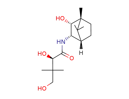 Molecular Structure of 107730-03-0 ((R)-2,4-dihydroxy-N-<(1R)-2-endo-hydroxy-3-endo-bornyl>-3,3-dimethylbutyramide)