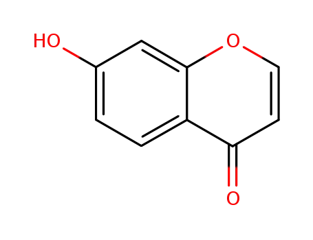 Molecular Structure of 59887-89-7 (7-hydroxy-4-benzopyrone)