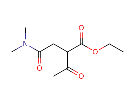 Molecular Structure of 1315478-15-9 (ethyl 2-(N,N-dimethylaminocarbonylmethyl)acetoacetate)
