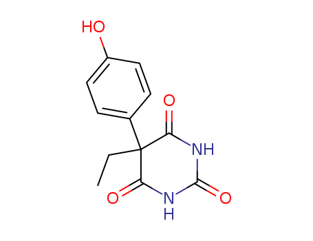 2,4,6(1H,3H,5H)-Pyrimidinetrione,5-ethyl-5-(4-hydroxyphenyl)-