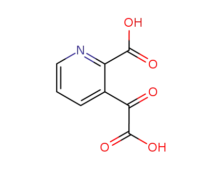 Molecular Structure of 16830-25-4 (2-carboxy-3-pyridineglyoxylic acid)