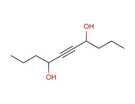 Molecular Structure of 1070-40-2 (5-Decyne-4,7-diol)