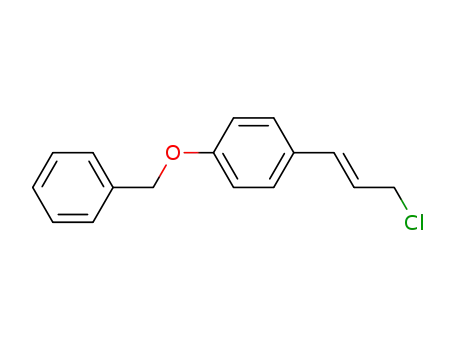 Molecular Structure of 87030-16-8 ((E)-(benzyloxy)-4-(3-chloroprop-1-enyl)benzene)