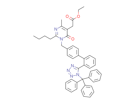 ethyl 2-(2-butyl-4-Methyl-6-oxo-1-((2-(1-trityl-1H-tetrazol-5-yl)-[1,1-biphenyl]-4-yl)Methyl)-1,6-dihydropyriMidin-5-yl)acetate
