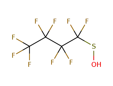 Molecular Structure of 1606143-50-3 (nonafluoro-n-butanesulfenic acid)