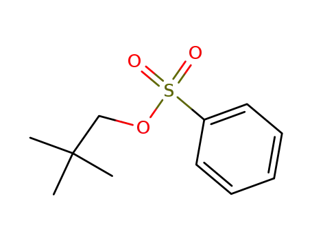 Molecular Structure of 75620-67-6 (BENZENESULFONIC ACID NEOPENTYL ESTER)