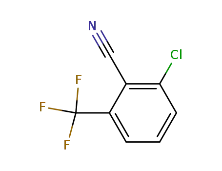 Molecular Structure of 129604-28-0 (2-CHLORO-6-(TRIFLUOROMETHYL)BENZONITRILE)