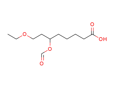 Molecular Structure of 156594-99-9 (8-Ethoxy-6-formyloxyoctanoic acid)