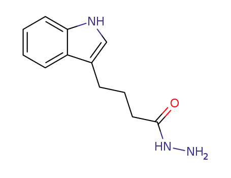 Molecular Structure of 27086-07-3 (1H-Indole-3-butanoic acid, hydrazide)