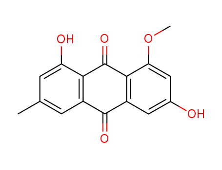3774-64-9,questin,Anthraquinone,1,6-dihydroxy-8-methoxy-3-methyl- (7CI,8CI);1,6-Dihydroxy-8-methoxy-3-methylanthraquinone; C 3368B; Methylemodin;Methylemodine; Questin