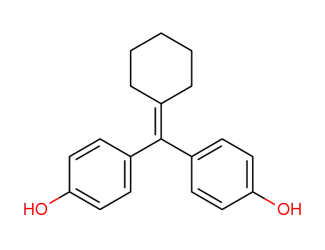 Molecular Structure of 5189-40-2 (4,4'-Cyclohexylidenemethylenediphenol)