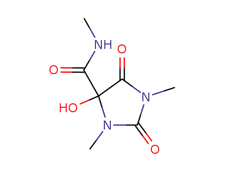 4-hydroxy-1,3-dimethyl-2,5-dioxo-imidazolidine-4-carboxylic acid methylamide