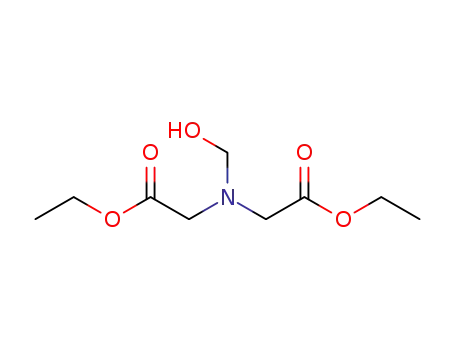 Molecular Structure of 1531623-12-7 (N-hydroxymethylimino diacetic acid diethyl ester)
