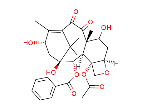 Molecular Structure of 191276-24-1 (10-dehydro-10-deacetylbaccatin III (V))