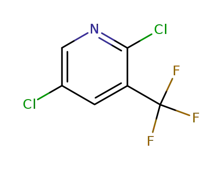 Molecular Structure of 70158-59-7 (2,5-dichloro-3-(trifluoromethyl)pyridine)