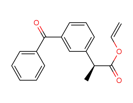 Molecular Structure of 911412-01-6 ((S)-ketoprofen vinyl ester)