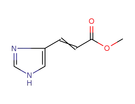 Molecular Structure of 52363-40-3 (methyl 3-(1H-imidazol-4-yl)acrylate)