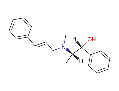 Molecular Structure of 90-86-8 (cinnamedrine)