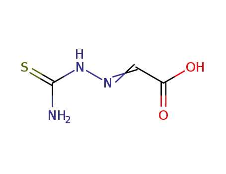 Molecular Structure of 928-74-5 ((2-carbamothioylhydrazinylidene)acetic acid)