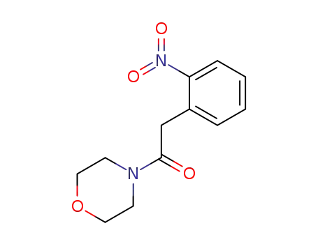 Molecular Structure of 25888-16-8 (4-[(2-nitro-phenyl)-acetyl]-morpholine)