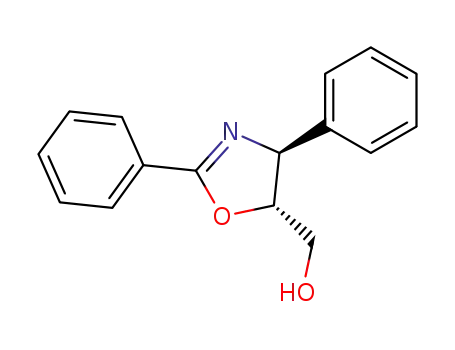 Molecular Structure of 688362-45-0 ((4S,5R)-[2,4-diphenyl-(5-hydroxymethyl)]-1,3-oxazoline)