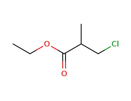 Molecular Structure of 922-29-2 (ethyl 3-chloro-2-methylpropanoate)