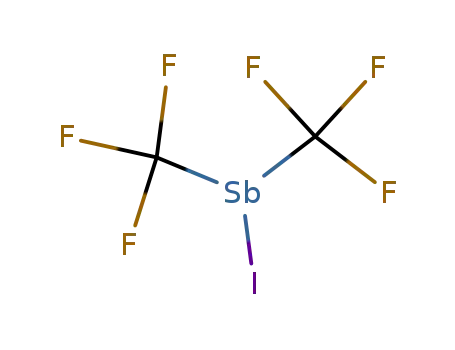 Molecular Structure of 1479-46-5 (Bis(trifluormethyl)-jodstiban)