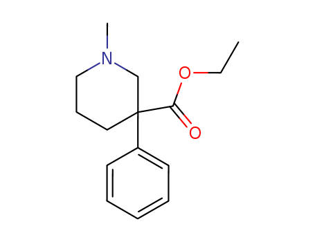 3-Piperidinecarboxylicacid, 1-methyl-3-phenyl-, ethyl ester