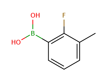 Molecular Structure of 762287-58-1 (2-FLUORO-3-TOLYLBORONIC ACID)