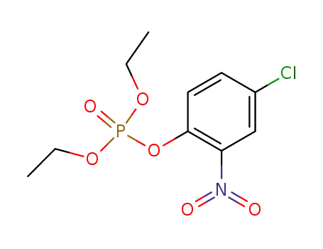 Phosphoric acid, 4-chloro-2-nitrophenyl diethyl ester