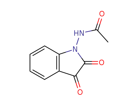Molecular Structure of 123704-99-4 (N-acetylaminoisatin)