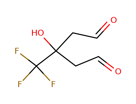 Molecular Structure of 339539-96-7 (3-hydroxy-3-trifluoromethyl-1,5-pentanedialdehyde)