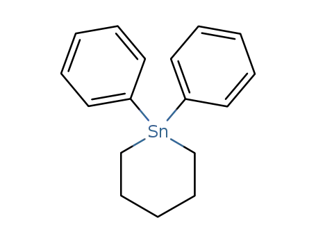 Molecular Structure of 19814-46-1 (Stannin, hexahydro-1,1-diphenyl-)