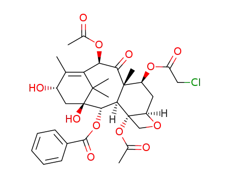 Molecular Structure of 500726-11-4 (7-O-chloroacetylbaccatin III)