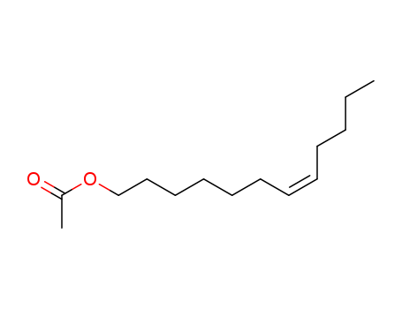 14959-86-5,CIS-7-DODECENYL ACETATE,7-Dodecen-1-ol,acetate, (Z)- (8CI); (Z)-1-Acetoxy-7-dodecene; (Z)-7-Dodecen-1-ol acetate;(Z)-7-Dodecen-1-yl acetate; (Z)-7-Dodecenyl acetate; Looplure; MK 26;cis-1-Acetoxy-7-dodecene; cis-7-Dodecen-1-ol acetate; cis-7-Dodecen-1-ylacetate; cis-7-Dodecenyl acetate