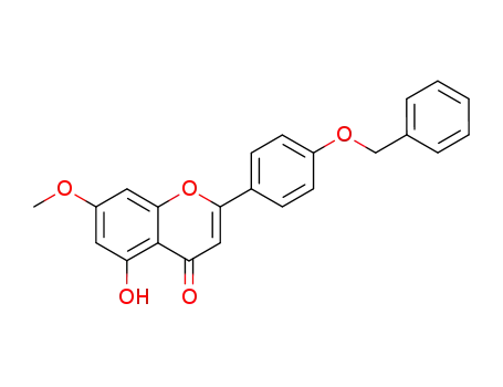 2-(4-benzyloxy-phenyl)-5-hydroxy-7-methoxy-chromen-4-one