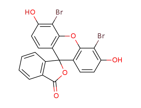 Molecular Structure of 596-03-2 (4',5'-DIBROMOFLUORESCEIN)