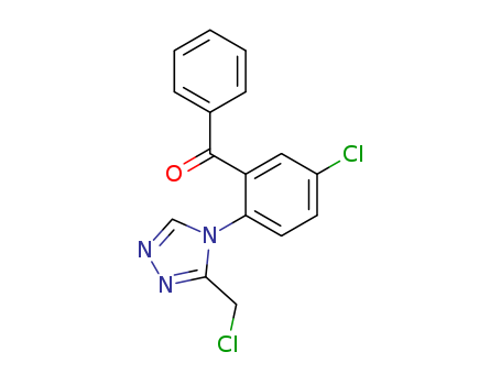 Methanone,[5-chloro-2-[3-(chloromethyl)-4H-1,2,4-triazol-4-yl]phenyl]phenyl-