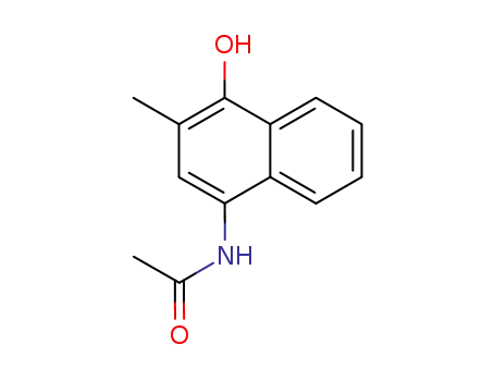 Molecular Structure of 523-68-2 (N-(4-hydroxy-3-methyl-1-naphthyl)acetamide)