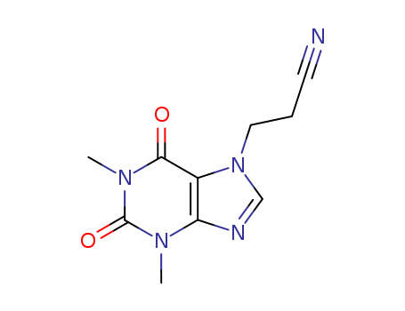 3-(1,3-dimethyl-2,6-dioxo-purin-7-yl)propanenitrile cas  1811-38-7