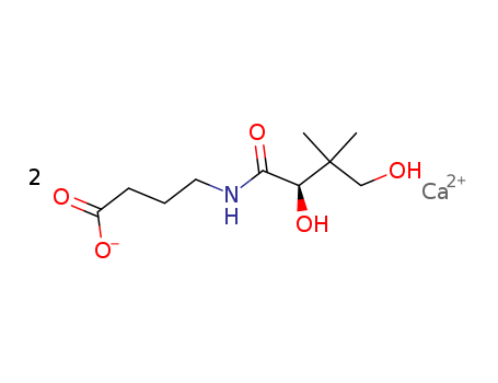 Butanoic acid,4-[[(2R)-2,4-dihydroxy-3,3-dimethyl-1-oxobutyl]amino]-, calcium salt (2:1)