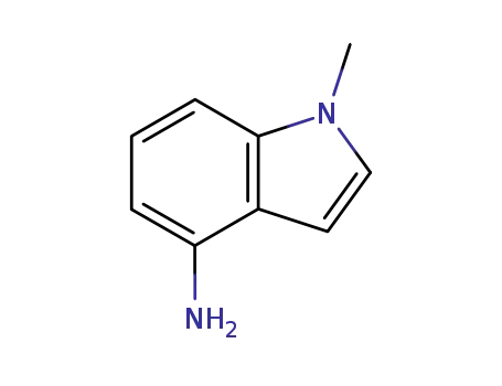 Molecular Structure of 85696-95-3 (1H-Indol-4-amine,1-methyl-)