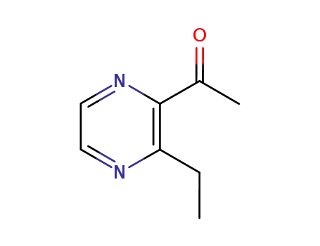 Molecular Structure of 32974-92-8 (2-Acetyl-3-ethylpyrazine)