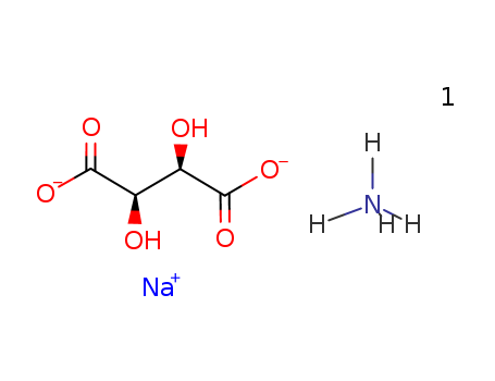 Butanedioic acid,2,3-dihydroxy- (2R,3R)-, ammonium sodium salt (1:1:1)