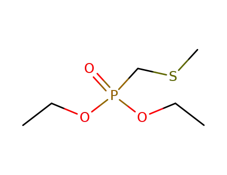 Molecular Structure of 28460-01-7 (DIETHYL METHYLTHIOMETHYLPHOSPHONATE)